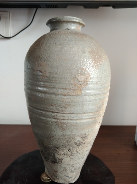 古玩陶瓷越窯系青白釉梅瓶拍賣,當前價格28600元