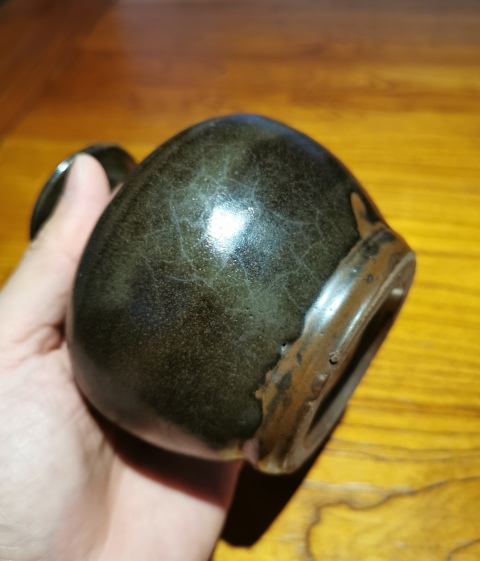 古玩陶瓷【瓶中皇后】茶葉末釉小撇口瓶拍賣,當(dāng)前價(jià)格399元