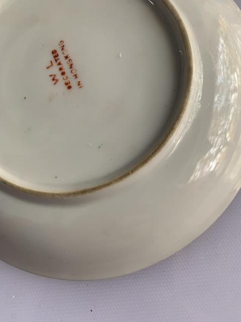 古玩陶瓷廣彩歡天喜地紋折沿盤拍賣,當前價格299元