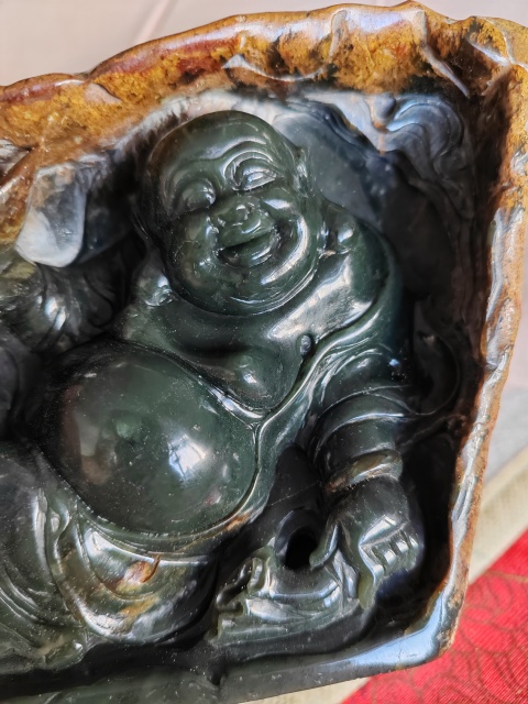 古玩玉器和田碧玉籽料雕件拍賣，當前價格188888元