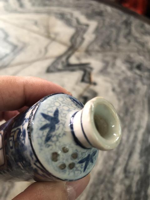 古玩陶瓷青花釉里紅鼻煙壺拍賣，當前價格8500元