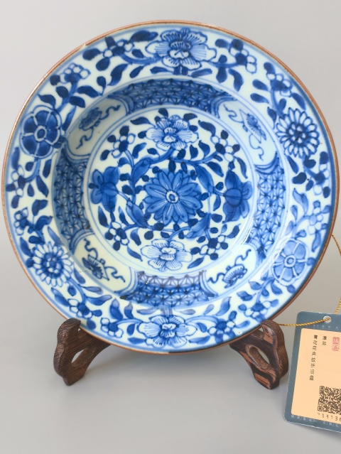 古玩陶瓷康熙早期·青花盤拍賣,當(dāng)前價格2180元