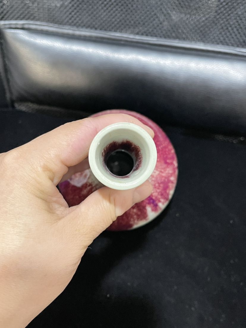 古玩陶瓷當代?鈞窯荸薺瓶拍賣,當前價格800元