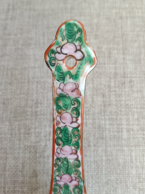 古玩陶瓷廣彩人物紋湯勺拍賣，當前價格599元