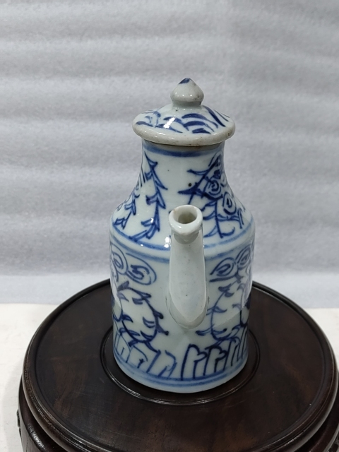 古玩陶瓷青花纏枝花紋壺拍賣,當前價格880元