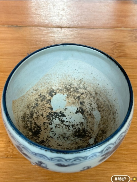 古玩陶瓷青花人物故事紋三足香爐拍賣，當前價格28000元