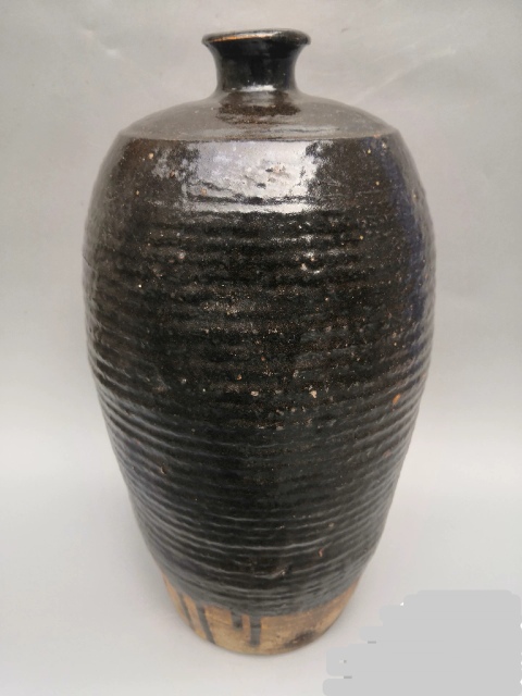 古玩陶瓷元到明早黑釉梅瓶拍賣,當(dāng)前價格1800元