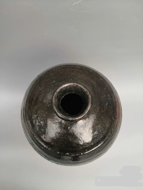 古玩陶瓷元到明早黑釉梅瓶拍賣,當(dāng)前價格1800元