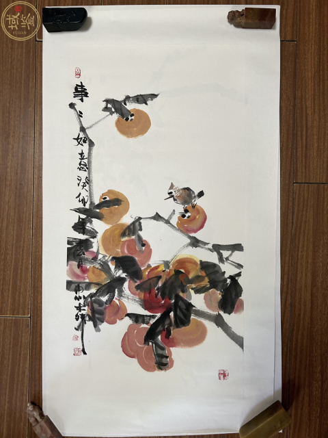 古玩字畫(huà)廖宗柳《事事如意》拍賣(mài),當(dāng)前價(jià)格480元