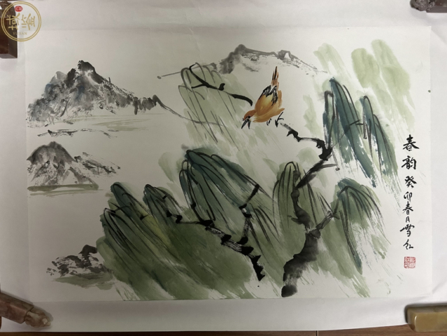 楊雪紅《春韻》拍賣，當前價格358元
