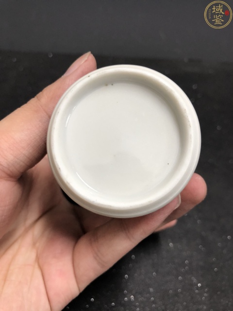 古玩陶瓷清乾隆(己保真)青花開窗山水樓閣人物故事紋雞腿瓶拍賣,當前價格1280元