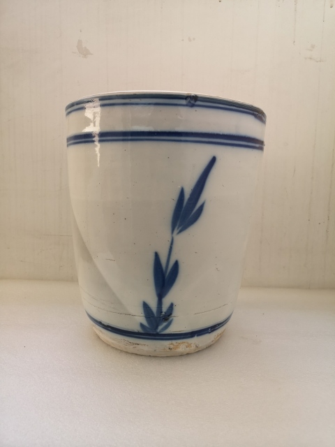 古玩陶瓷花鳥紋青花罐拍賣,當前價格1500元