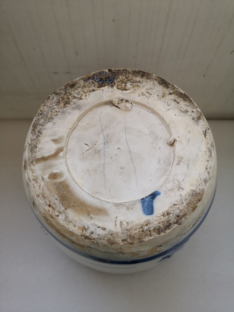 古玩陶瓷花鳥紋青花罐拍賣,當前價格1500元