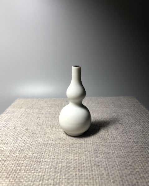 古玩陶瓷白釉葫蘆瓶拍賣,當前價格988元