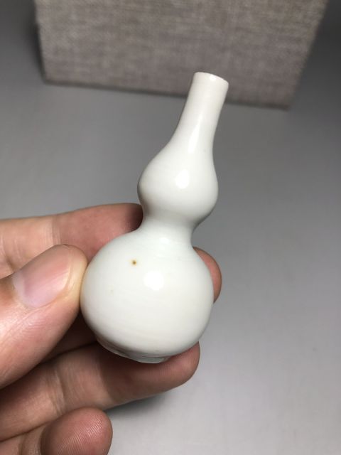 古玩陶瓷白釉葫蘆瓶拍賣,當前價格988元
