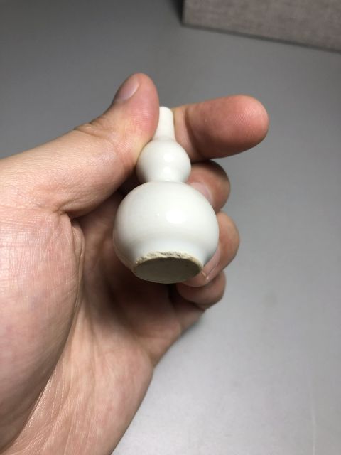 古玩陶瓷白釉葫蘆瓶拍賣,當前價格988元