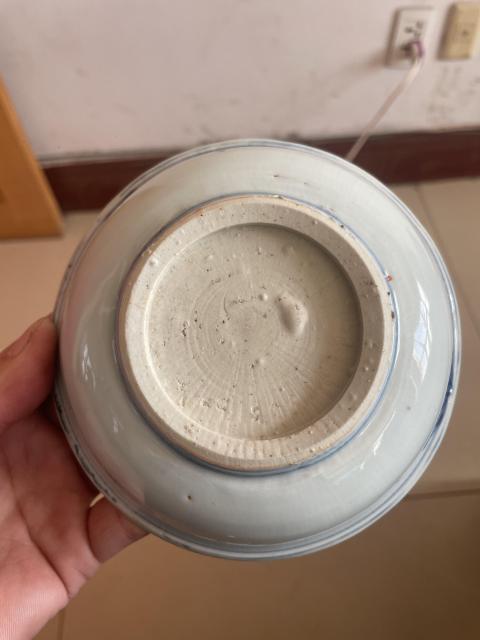 古玩陶瓷青花花卉紋折沿口洗碗拍賣,當前價格1200元