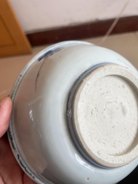 古玩陶瓷青花花卉紋折沿口洗碗拍賣,當前價格1200元
