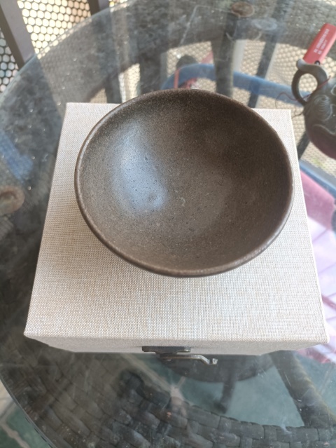 古玩陶瓷磁州窯茶葉末釉茶盞拍賣，當前價格2000元