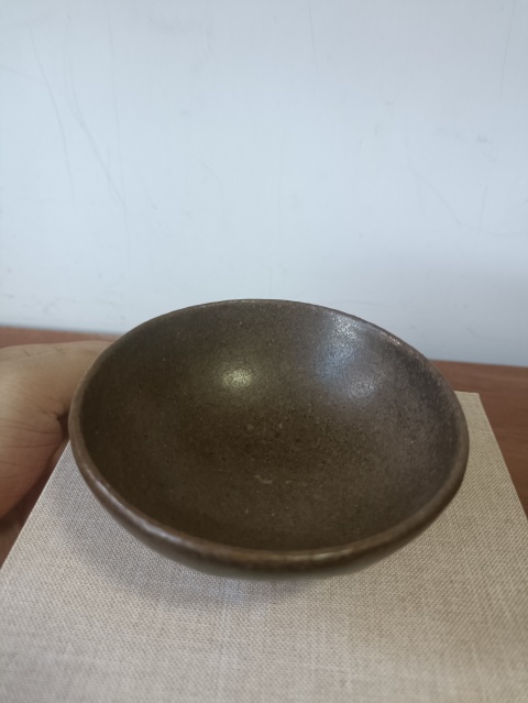 古玩陶瓷磁州窯茶葉末釉茶盞拍賣，當前價格2000元