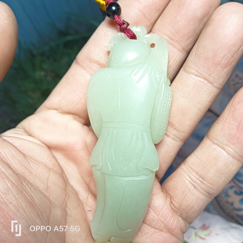 古玩玉器和田玉雕“提籃童子”拍賣，當前價格360元