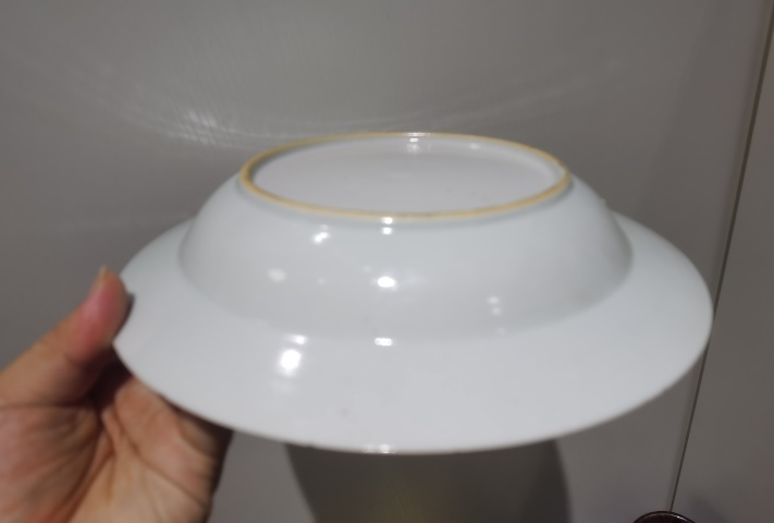 古玩陶瓷乾隆青花亭臺樓閣山水盤拍賣,當前價格2888元