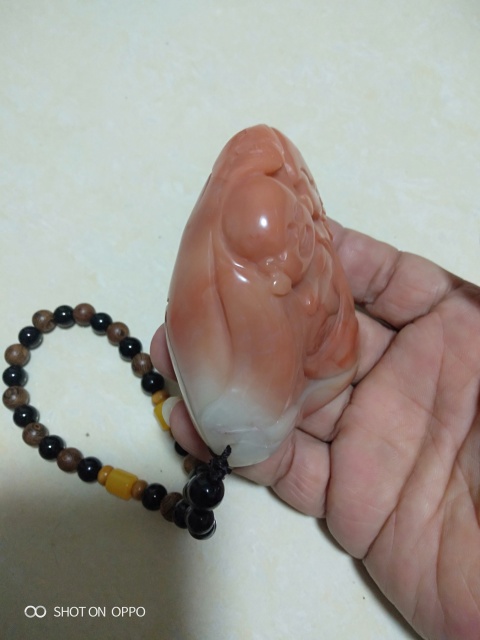 古玩玉器芙蓉石把件拍賣，當(dāng)前價格325元