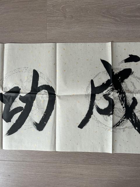 古玩字畫徐悲鴻長孫.徐小陽老師《馬到成功》拍賣，當前價格980元