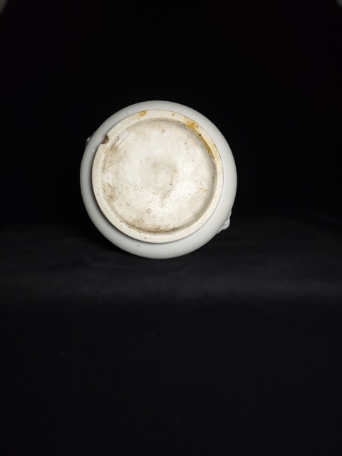 古玩陶瓷清中期德化窯香爐（琴爐）獅耳爐拍賣，當前價格3500元