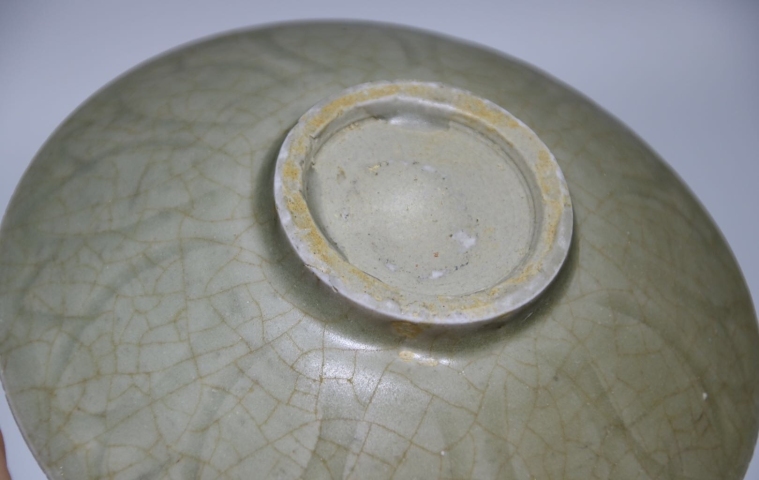 古玩陶瓷宋龍泉窯蓮瓣洗拍賣，當前價格1200元