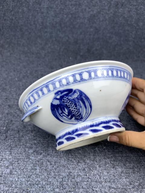 古玩陶瓷青花團(tuán)龍紋蓋鍋拍賣(mài)，當(dāng)前價(jià)格2588元
