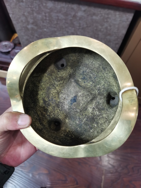 古玩銅器銅爐拍賣，當前價格5500元
