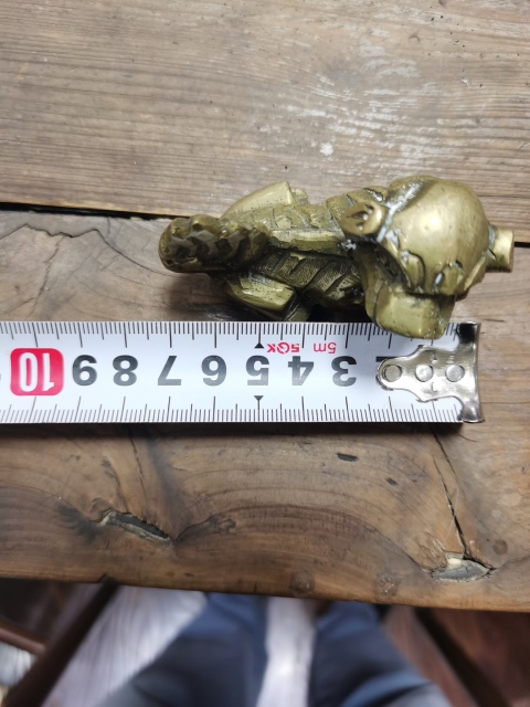 古玩銅器銅獅子拍賣，當前價格800元