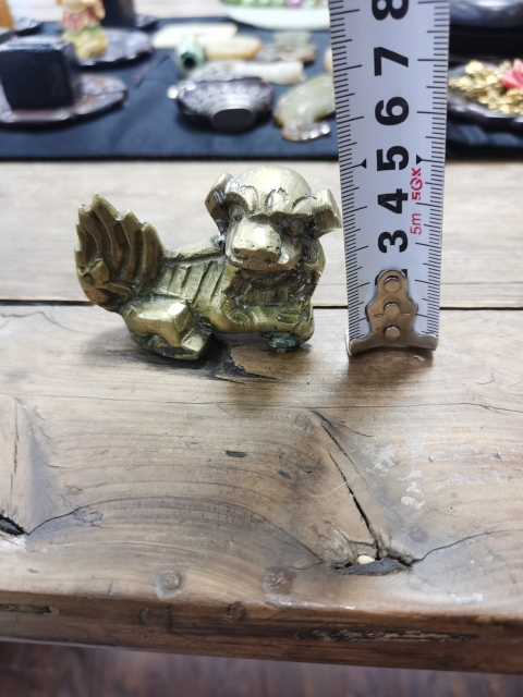 古玩銅器銅獅子拍賣，當前價格800元
