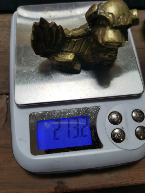 古玩銅器銅獅子拍賣，當前價格800元