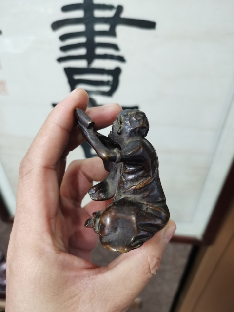 古玩銅器銅造像拍賣，當前價格3800元