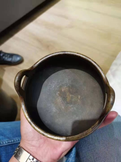 古玩銅器銅爐拍賣,當前價格55000元