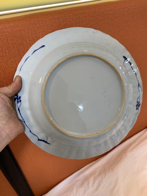 古玩陶瓷康熙人物紋青花盤拍賣,當前價格16800元