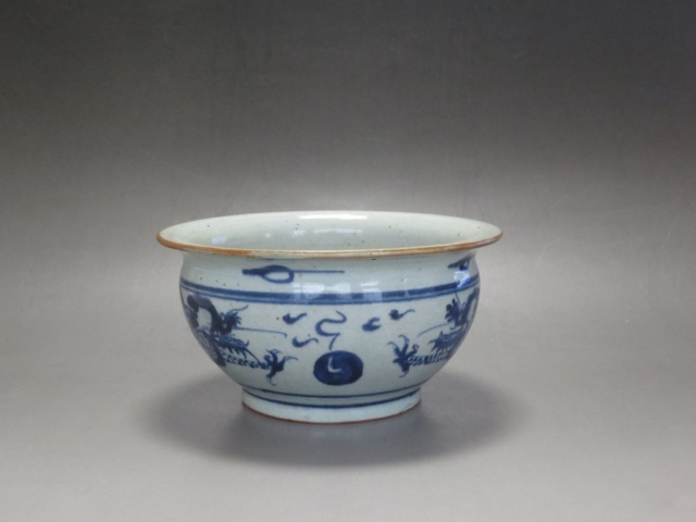 古玩陶瓷龍紋青花香爐拍賣，當前價格4788元