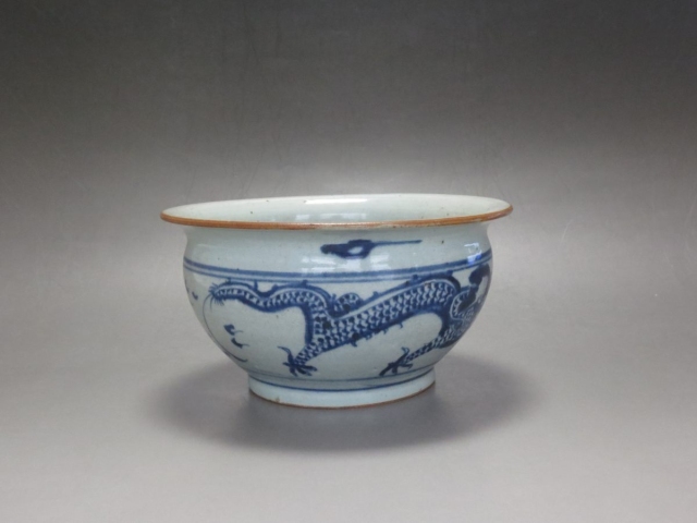 古玩陶瓷龍紋青花香爐拍賣，當前價格4788元