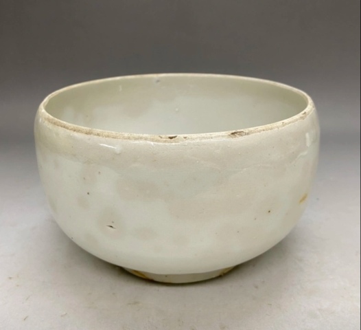 古玩陶瓷清早期?白釉缽拍賣，當前價格1600元