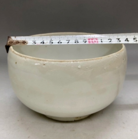古玩陶瓷清早期?白釉缽拍賣，當前價格1600元
