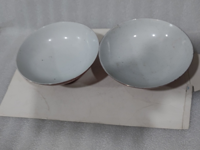 古玩陶瓷**紅開窗粉彩龍鳳紋高足貢碗拍賣,當前價格528元