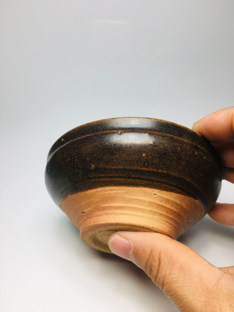 古玩陶瓷吉州窯醬釉茶盞拍賣，當前價格3888元