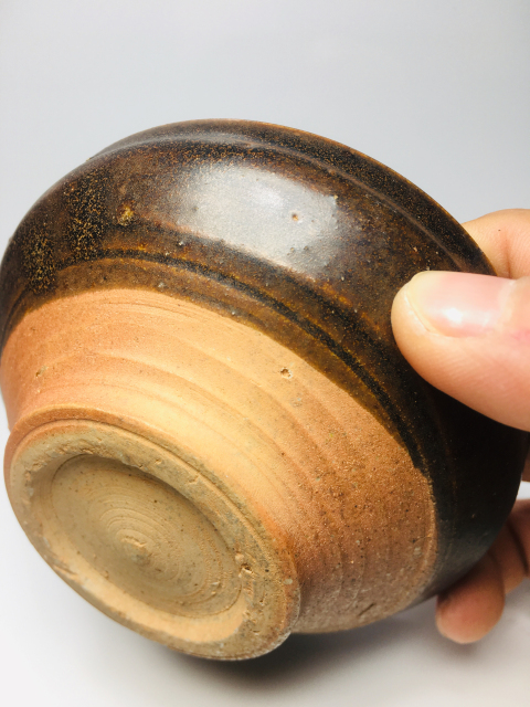 古玩陶瓷吉州窯醬釉茶盞拍賣，當前價格3888元