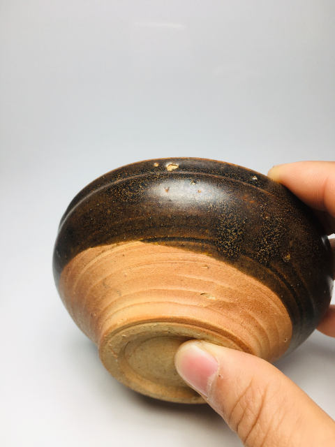 古玩陶瓷吉州窯醬釉茶盞拍賣，當前價格3888元