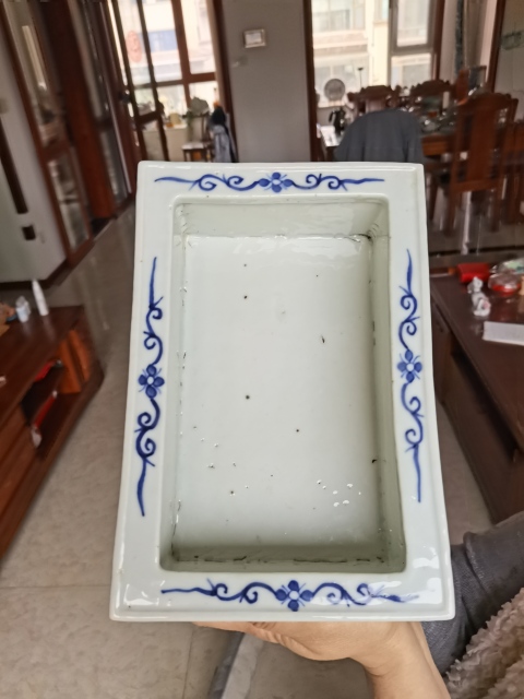 古玩陶瓷青花水仙盆拍賣，當前價格4900元