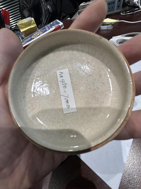 古玩陶瓷晚清煨瓷青花嬰戲圖印盒拍賣,當前價格6800元