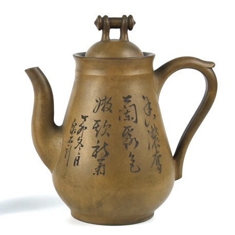 古玩雜項蔣翠豐制 泉石刻 紫砂壺拍賣,當前價格7500元