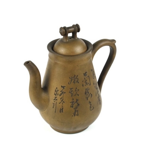 古玩雜項蔣翠豐制 泉石刻 紫砂壺拍賣,當前價格7500元